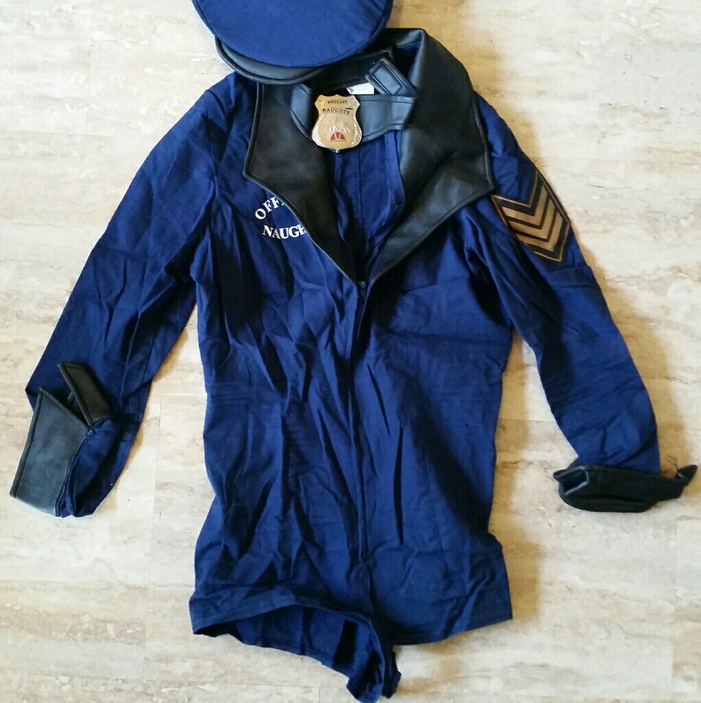 3 pc. Officer Naughty Costume